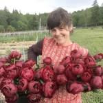 Caitlin Carnahan is the farmer at Diamond Day Bouquet in Chimacum. (Photo courtesy of Caitlin Carnahan)
