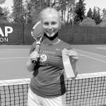 Port Angeles' Emma Olsen earned a fifth-place finish in singles at the Class 1A/2A/3A Olympic League Championships at Central Kitsap High School.