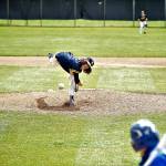 Forks Carter Windle pitches to Toutle Lake in the Southwest 2B/1A district championship. Windle went up against a University of Oregon recruit and held his own, allowing just one earned run and striking out eight. (Jordan Nailon/Longview Daily News)