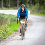 Jesse Major photo
Laura Gould of Sequim was one of only two riders to compete in the Hoh-ly Roller using  a single-speed bicycle. She took second place in the womens open medium course.