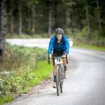 Laura Gould of Sequim was one of only two riders to compete in the Hoh-ly Roller using a single-speed bicycle. She took second place in the womens open medium course. (Jesse Major/Peninsula Adventure Sports)