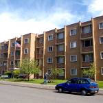 Mount Angeles View Manor, 323 E. Second St. in Port Angeles, is among the apartment buildings that will benefit from a $300,000 rehabilitation grant from the city of Port Angeles to the Peninsula Housing Authority. (Keith Thorpe/Peninsula Daily News)
