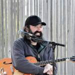 Singer-songwriter Jack Dwyer, pictured at the Keg & I in Chimacum, will give a free outdoor performance in Uptown Port Townsend this Saturday at 2 p.m. Diane Urbani de la Paz/Peninsula Daily News
