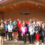 Cedars at Dungeness Womens Golf Association A total of 12 Cedars at Dungeness Womens Golf Association teams competed in the groups annual themed-best ball competition. The Glamour and Glitz-themed event allowed players to remove costumes to play, but players otherwise had to stay costumed through the round. Lisa Chon and Linda Case teamed for a first-place round of 63, while Linda Hash and Marine Hirschfeld came in second (67). Jan Clendening won the Best Costume award.