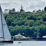 Gone with the Wind, with a Port Angeles crew, arrived first in the Performance Handicap Racing Fleet (PHRF) B class in the Pacific Northwest Offshore Yacht Race. (Rebecca Close)
