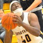 Lonnie Archibald/for Peninsula Daily News
Forks' Trey Baysinger (40) was named the Most Valuable Player of the boys basketball 2B Pacific League last week.