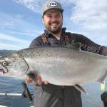 Starting Saturday anglers fishing off of Neah Bay will have the chance to bring home a chinook like this one caught by Bellingham's Tyler Dockins off Mushroom Rock during the 2020 salmon opener.