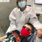 Dr. Ann Sabatino comes this week to Chimacum on the Smilemobile, which provides dental care to babies, children and adults who are uninsured or covered by Medicaid. To make an appointment, phone 888-286-9105. (Photo courtesy of the Smilemobile)