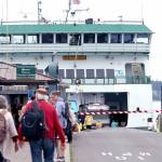 The Kennewick pulls into the Port Townsend dock Wednesday afternoon to wait for cars and walk-on passengers. The Port Townsend/Coupeville ferry route will continue to have one-boat service for the foreseeable future. (Zach Jablonski/Peninsula Daily News)