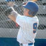 Keith Thorpe/Peninsula Daily News Lefties outfielder Taku Karaoka bats against Wenatchee on Thursday at Port Angels Civic Field.