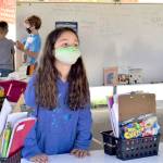 Mariela Pace, 9, looks forward to summer break from Swan School, which takes just five weeks off during July and August. (Diane Urbani de la Paz/Peninsula Daily News)