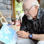 Having stayed home in Port Hadlock for the past 18 months, author and expedition guide Peter Harrison explores the avian world in his book, Seabirds: The New Identification Guide. (Diane Urbani de la Paz/Peninsula Daily News)