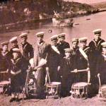 At left, Peter Harrison was among the children who grew up during the 1950s at the British Seamans Orphan Boys Home in Brixham, England.