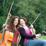 Amy Barston, left, and her sister Elisa Barston will return to Trillium Woods Farm in Quilcene this weekend for two free concerts with pianist Jessica Choe. (Photo courtesy Concerts in the Barn)
