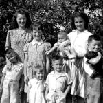 The 12-member Corey family got together in 1989 for matriarch Margaret and her husband Arthurs 60th wedding anniversary. (photo courtesy of Eleanor Corey Guderian)