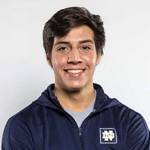 Tyler Christianson. Photo courtesy of Notre Dame thletics