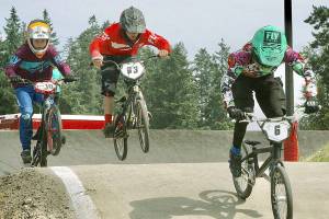 Lincoln Park BMX Track was the center for BMX racing in Western Washington over the weekend as the park hosted state qualifying races for the state championships in Spokane next month and Gold Cup qualifiers for a five-state regional championship in Richland in September. 
In the 14 Expert class are No. 10 Josiah Ringstad of Port Orchard, #63 Cash Coleman of Port Angeles and in the lead, No. 6 Jackson Beal of Port Townsend.