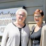 Dr. Janel Carlson, left, and her daughter, Dr. Melissa Carlson, are celebrating the 50th anniversary of their family clinic in Uptown Port Townsend. (Diane Urbani de la Paz/Peninsula Daily News)