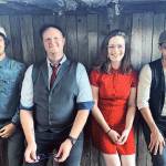 Abby Mae & the Homeschool Boys  from left, Joey Gish, Hayden Pomeroy, Abby Sill and David Rivers  will give a reunion concert outdoors at the Jardin du Soleil Lavender Farm in Sequim on Friday. (Photo courtesy Abby Mae & the Homeschool Boys)