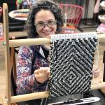 Weaver Susan Pavel is the presenter in the First Friday Speaker Series program this Friday evening. The Jefferson County Historical Society event highlights The Art of Making, and local craftspeople of many disciplines. (photo courtesy Jefferson County Historical Society)