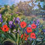 Iris and Poppies by Lynne Armstrong, a Sequim painter whose work will be on display at the 2021 ARTjam event Sept. 4-5 in Sequim. Submitted art