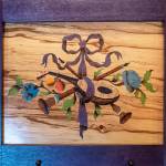 Marquetry by Steve Portner, whose work will be on display at ARTjam on Sept. 4 and 5. Submitted art