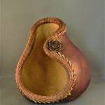 Curvy Lady Gourd by Roberta Cooper, a 2021 ARTfusion artist who will be exhibiting her craft and whose works will be on display Sept. 4-5.