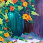 Flutter of Nasturtiums (oil on linen) by Jinx Bryant, a Sequim artist whose work will be on display Sept. 4-5 at the annual ARTfusion event. Submitted art