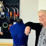 Anita Edwards has turned her Come Sew studio into a free space for sewing in downtown Port Townsend. Diane Urbani de la Paz/Peninsula Daily News