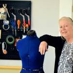 Anita Edwards has turned her Come Sew studio into a free space for sewing in downtown Port Townsend. (Diane Urbani de la Paz/Peninsula Daily News)