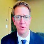 U.S. Rep. Derek Kilmer meets via Zoom with the Chamber of Jefferson County on Friday. (Diane Urbani de la Paz/Peninsula Daily News)