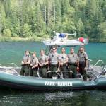 Mark ONeill, far right, worked for the Olympic National Park for 20 years before he retired in 2016. (Olympic National Park)