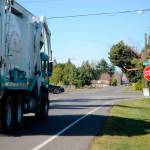 Construction tentatively will start in late October on a roundabout at the intersection of Sequim-Dungeness Way and Woodcock Road and will last about five months, according to Clallam County staff. (File photo by Matthew Nash/Olympic Peninsula News Group)