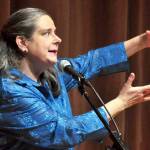 Beth Horner, a National Storytelling Network Oracle Award winner, will teach a master class and give livestreamed performances during the Forest Storytelling Festival this weekend. (photo by Julie Curry)