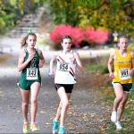 East Jeffersons Aliyah Yearian (854), runs in the girls Nisqually League Cross-Country Championships late last week. (Courtesy of Bridget Yearian)
