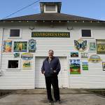 Guy Horton spent thousands of hours designing and helping build royalty floats for the Sequim Irrigation Festival in the float barn off North Fifth Avenue. He never complained, he said, and plans to mentor the next designer(s). “I just love it,” Horton said. “I’m going to miss it. It’s been a labor of love.” Matthew Nash/Olympic Peninsula News Group