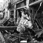 The damage caused by the blast.   Courtesy of the North Olympic History Center