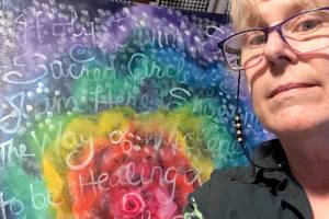 Katy Morse’s acrylic paintings are on display at Gallery 9.