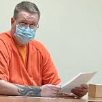 Dennis Bauer at an Aug. 17 court hearing. (Paul Gottlieb/Peninsula Daily News)