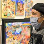 Artist Craig Rogers one-man show, Looking at the World, is on display at the Grover Gallery in downtown Port Townsend through Jan. 17. (Diane Urbani de la Paz / Peninsula Daily News)