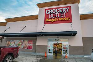 Operators of Sequims Grocery Outlet Bargain Market plan to cease sales Saturday. (Emily Matthiessen / Olympic Peninsula News Group)