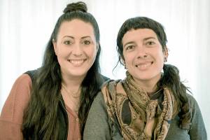 Katie Davis, left, and Jessica Garcia are the Olympic Angels case managers working with foster families and volunteers in Clallam and Jefferson counties. (April Thompson/Olympic Angels)