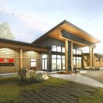 An artist's rendering shows the expected view of the Jamestown Healing Clinic.
(Courtesy of the Jamestown Tribe)