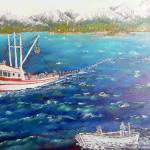 The Sequim Museum & Arts at 544 N Sequim Avenue featured artist in the Judith McInnes Tozzer Gallery is Dungeness resident Steve Vogel. Now retired, former Clallam County District “3 Fire Chief, graduated from the University of Washington with a BA in fine arts.