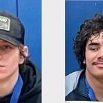 Conner Demorest, left, and Sloan Tumaua, Forks wrestling