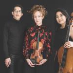 The Boston-based Merz Trio arrives in Port Townsend this weekend for a Sunday afternoon concert at Fort Worden's Wheeler Theater. From left are Lee Dionne, Brigid Coleridge and Julia Yang. (Dario Acosta)