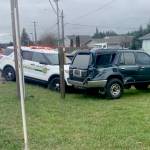 A Sequim man who fled from Clallam County sheriff's deputies was stopped on Lauridsen Boulevard.