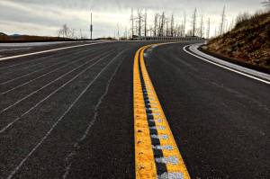 "The Road :)" by M. (student wishes to remain anonymous, please only list as "M" for artist name)