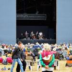 Centrums Jazz Port Townsend workshop and concerts  like this rare in-person outdoor show at Fort Worden in 2021  are among the events returning in person to Fort Worden State Park this spring, summer and fall. (Diane Urbani de la Paz/Peninsula Daily News)