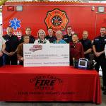 A donation of $38,000 from the Sequim-Dungeness Hospital Guild to Clallam County Fire District 3 will help purchase a ZOLL X Series monitor/defibrillator that paramedics said they use on nearly every call. (Matthew Nash/Olympic Peninsula News Group)